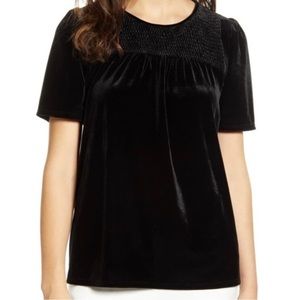 Gibson Black Velvet Top